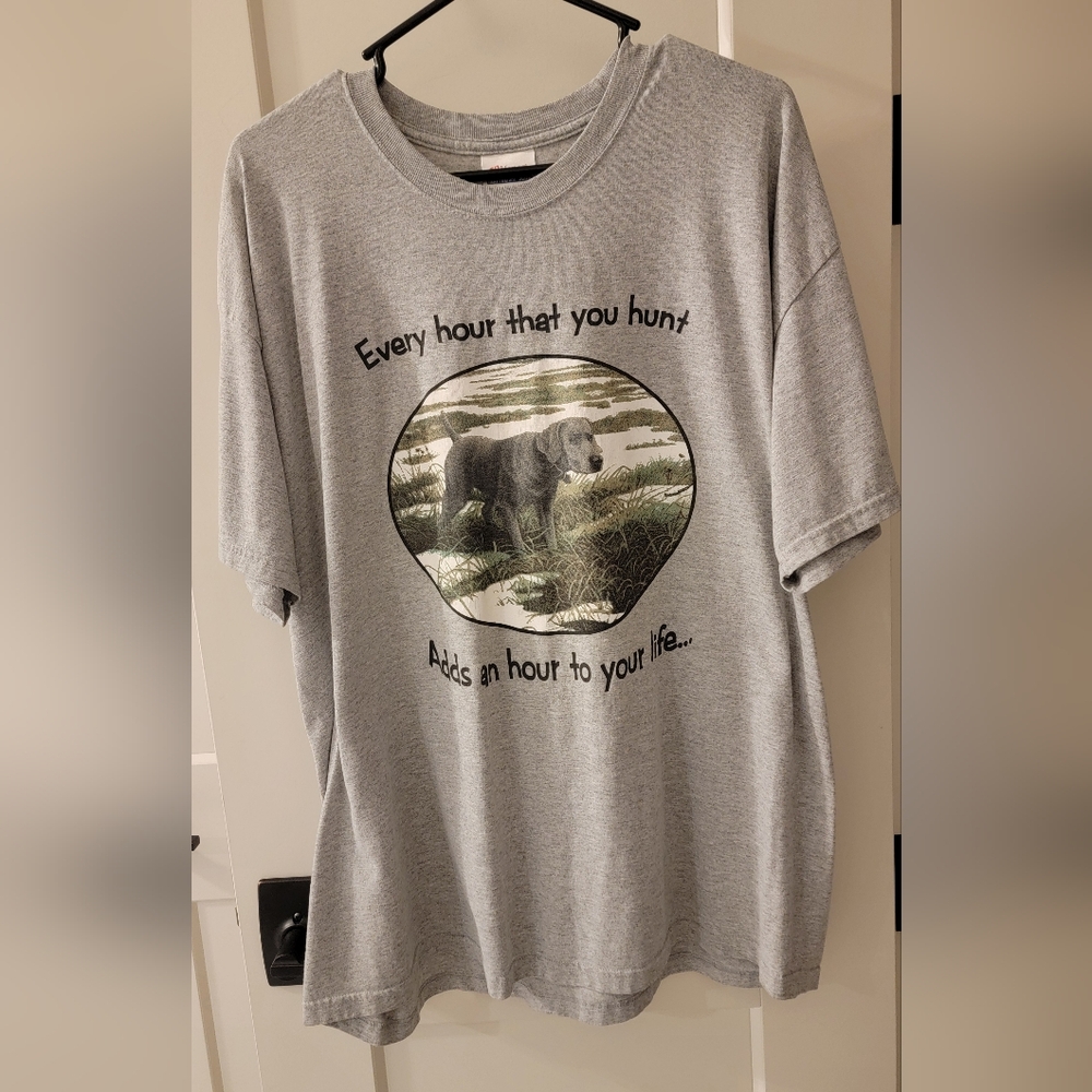 Weimaraner Hanes Gray Heavyweight T-Shirt